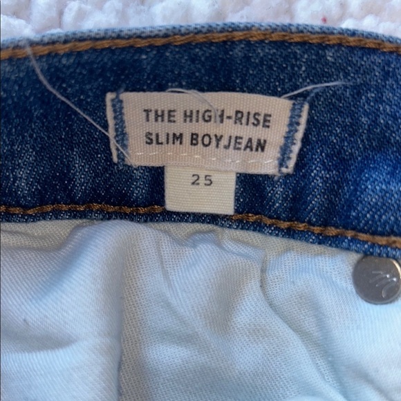 NWOT Madewell Classic Blue Straight Leg Jeans - Picture 6 of 12